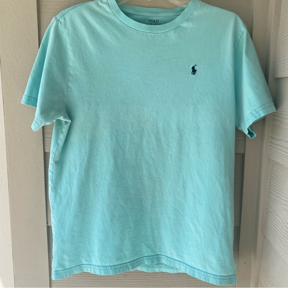 Ralph Lauren t-shirt.  Youth XL. Teal color.